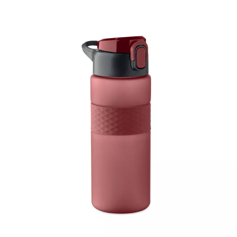 Butelka z RPET ze słomką 700 ml ISJFORDEN - Burgund (MO2755-02)