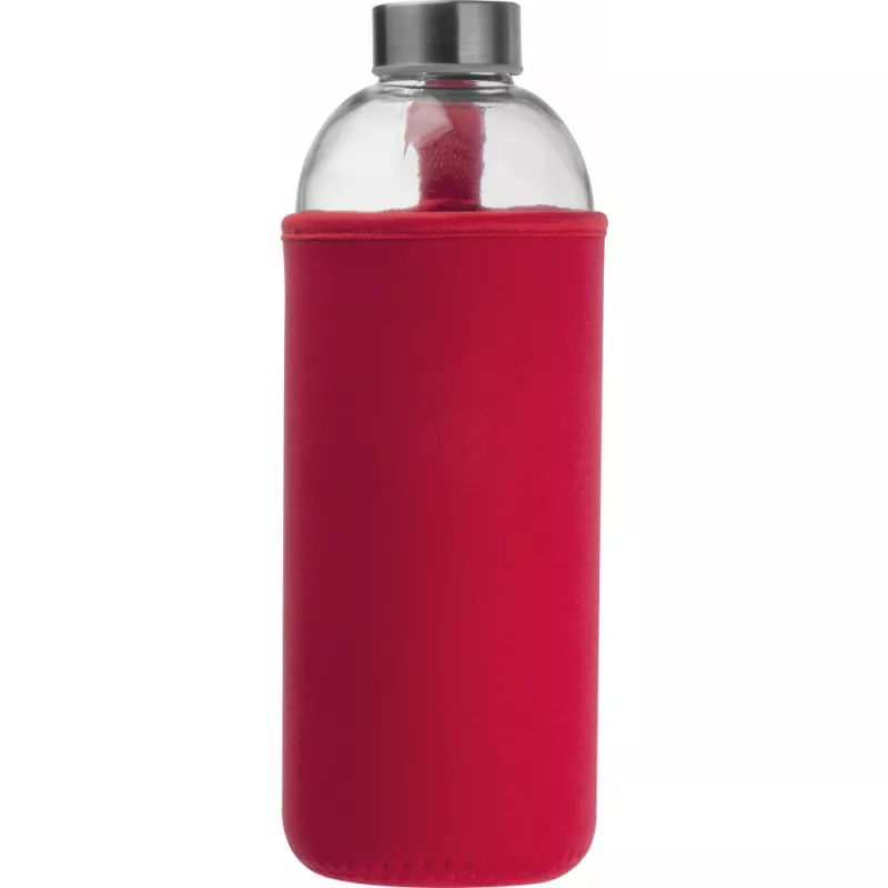 Butelka szklana 1000 ml w neoprenowym etui - czerwony (6242705)