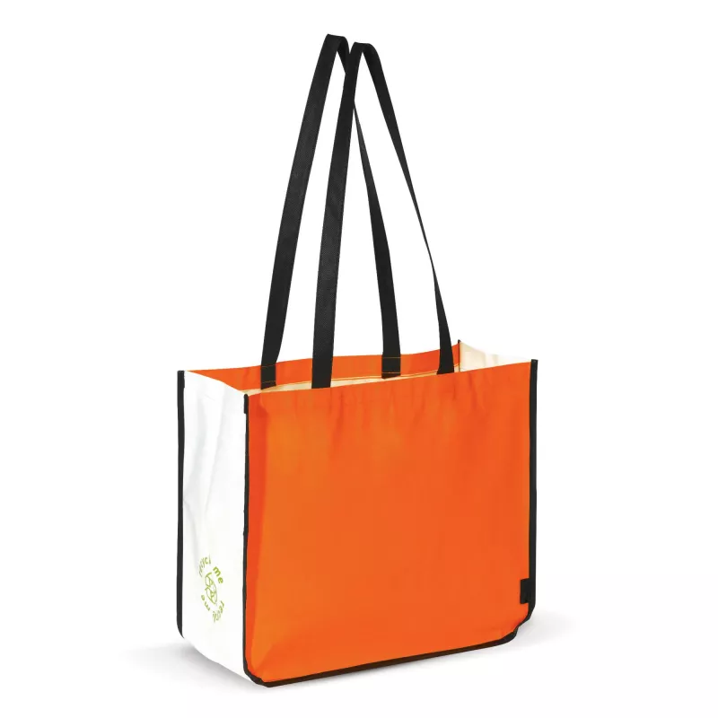 Duża torba na zakupy 120g/m² - pomarańczowy (LT91644-N0026)