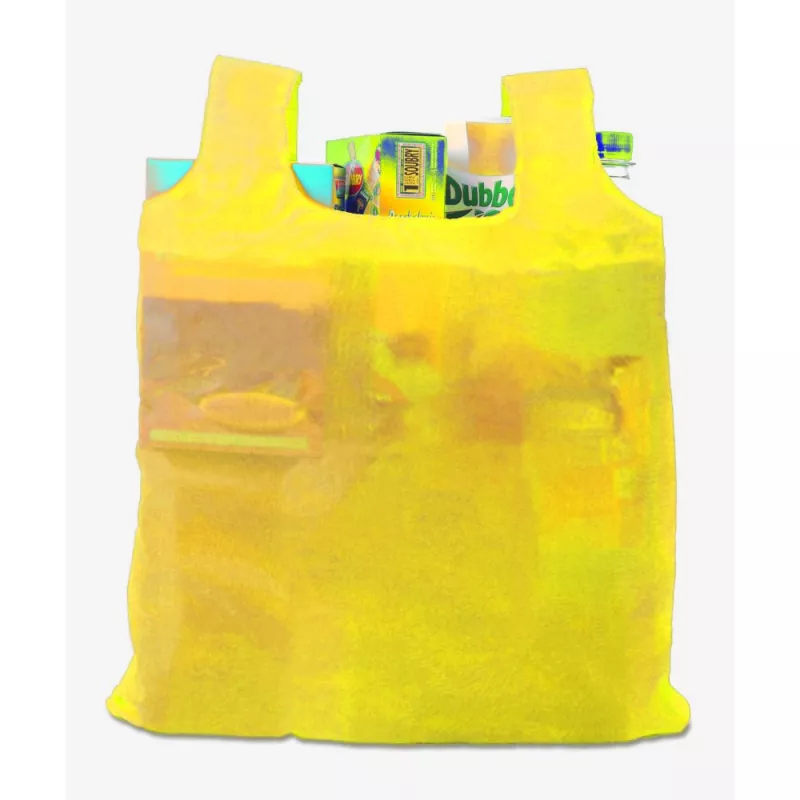 Torba na zakupy, składana - żółty (V5804-08)