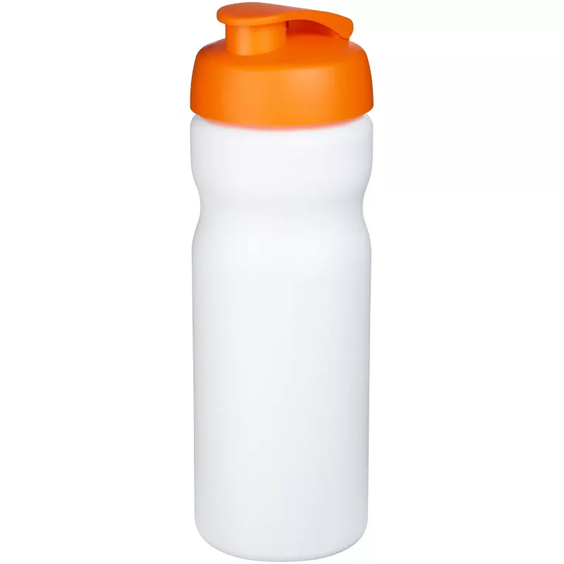 Bidon Baseline® Plus o pojemności 650 ml z otwieranym wieczkiem - Biały-Pomarańczowy (21068507)