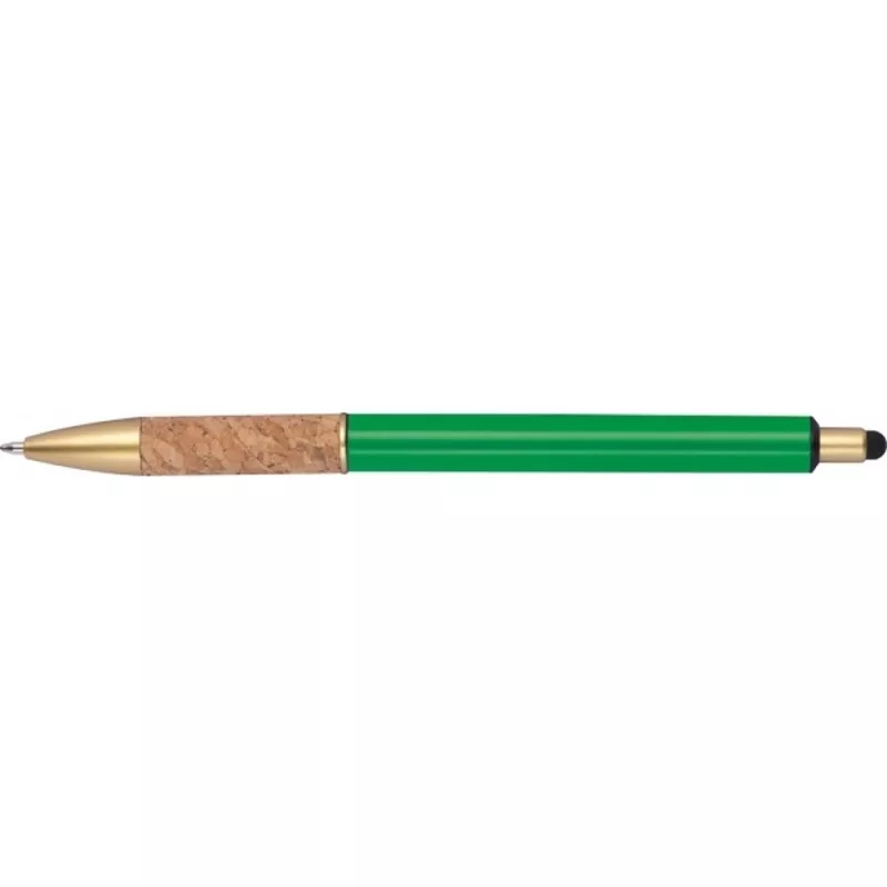 Długopis metalowy touch pen CAPRI - zielony (369009)