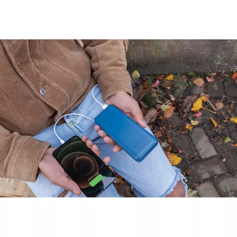 Szybki power bank 20000 mAh Urban Vitamin - niebieski (P322.755)