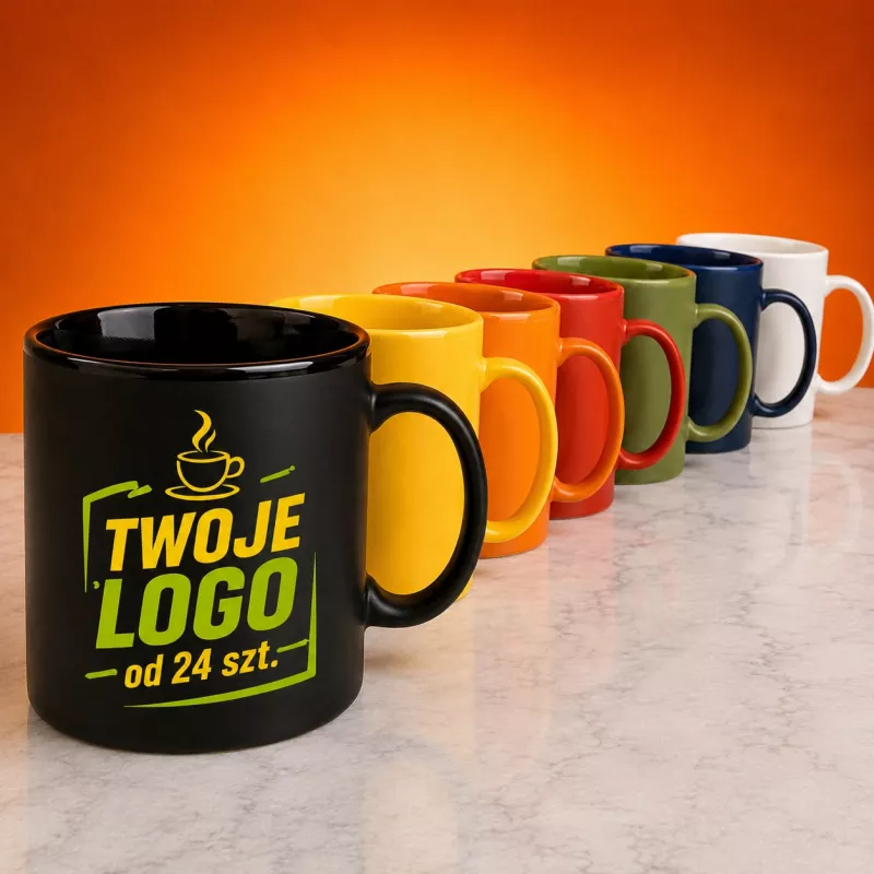 Kubek reklamowy Tomek Classic (300 ml) - czarny (M/054-CZARNY)
