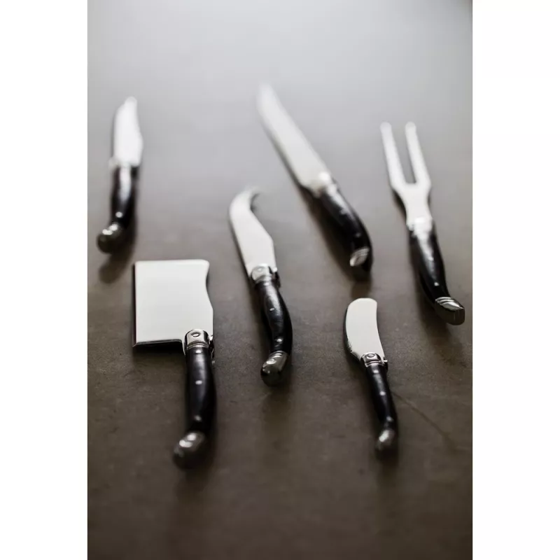 Zestaw noży do sera VINGA Gigaro, 3 szt. - srebrny (VG021-32)