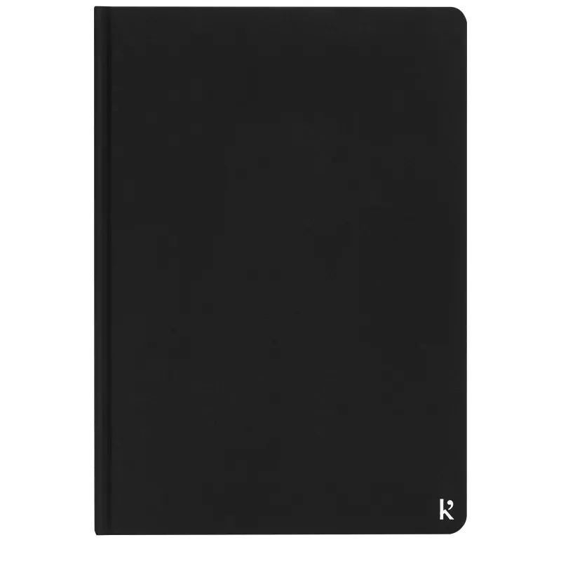 Karst® A5 notatnik w twardej oprawie - Czarny (10779090)