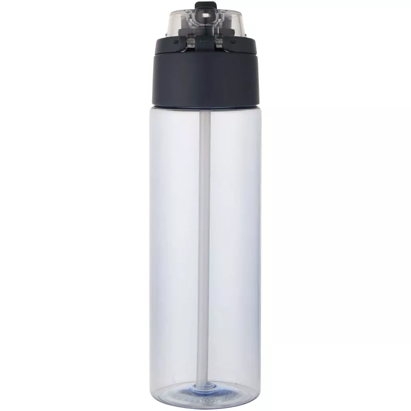 Bidon na wodę Theron o pojemności 700 ml, wykonany z tworzywa sztucznego pochodzącego z recyklingu (RCS), z pokrywką o podwój - Hale Blue (10095055)