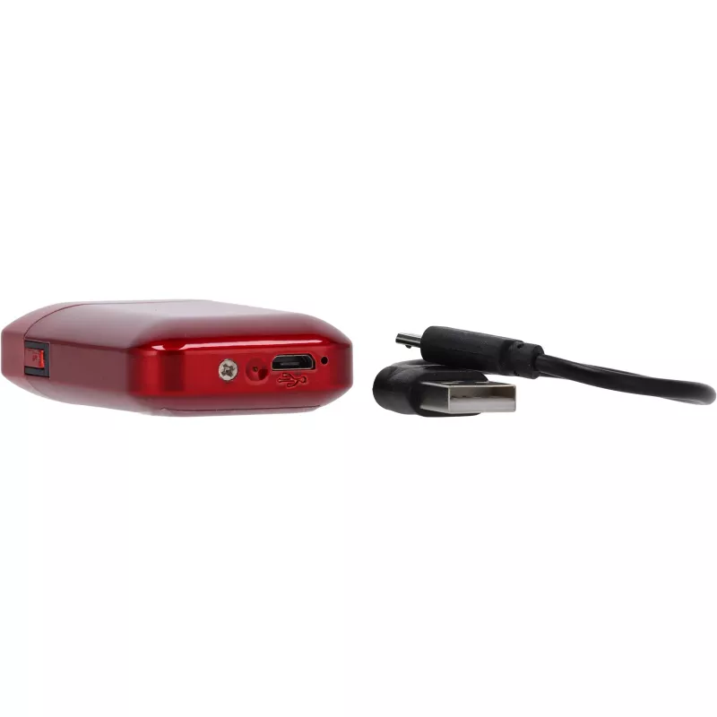 Zapalniczka z ładowaniem USB SIMONA - czerwony (9097605)