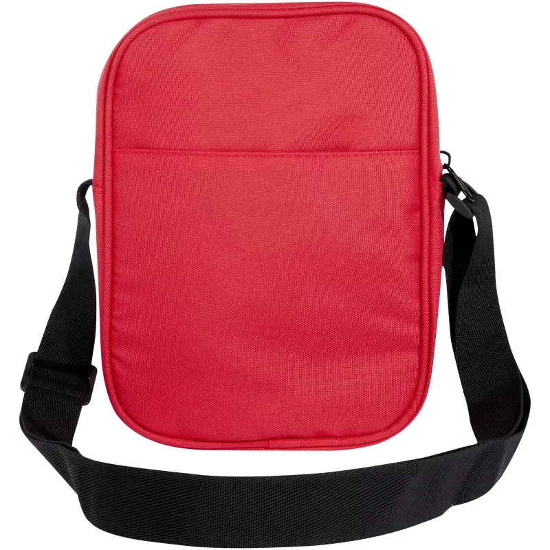 Byron torba na ramię o pojemności 2 l wykonana z materiałów z recyklingu z certyfikatem GRS - Czerwony (13005321)