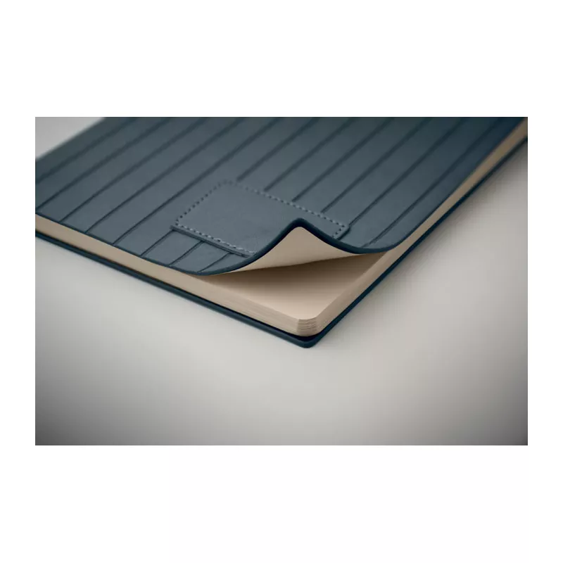 Notes A5 w okładce z PU 80 kartek w linię TINTRAY - Niebieski (MO2663-04)