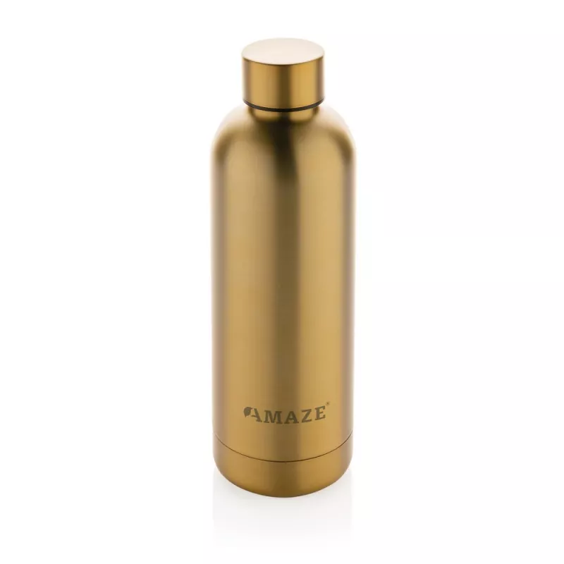 Butelka termiczna 500 ml, stal nierdzewna z recyklingu - golden (P435.706)