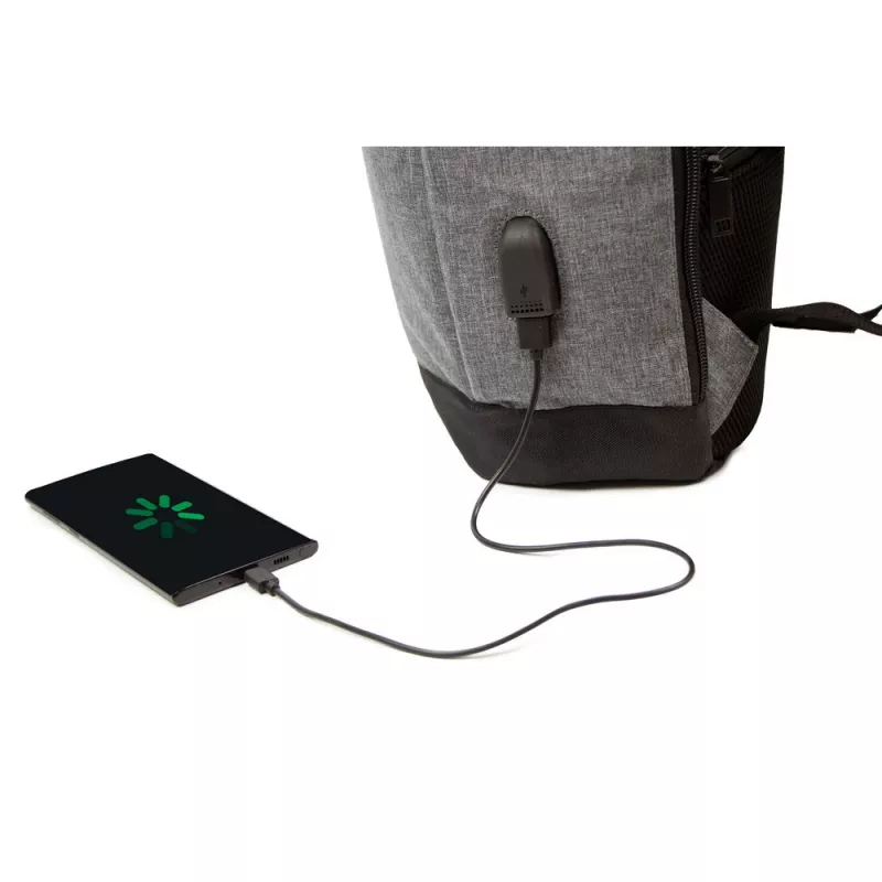 Plecak na laptopa 15,6" RPET B'RIGHT | Henry - szary (V8298-19)