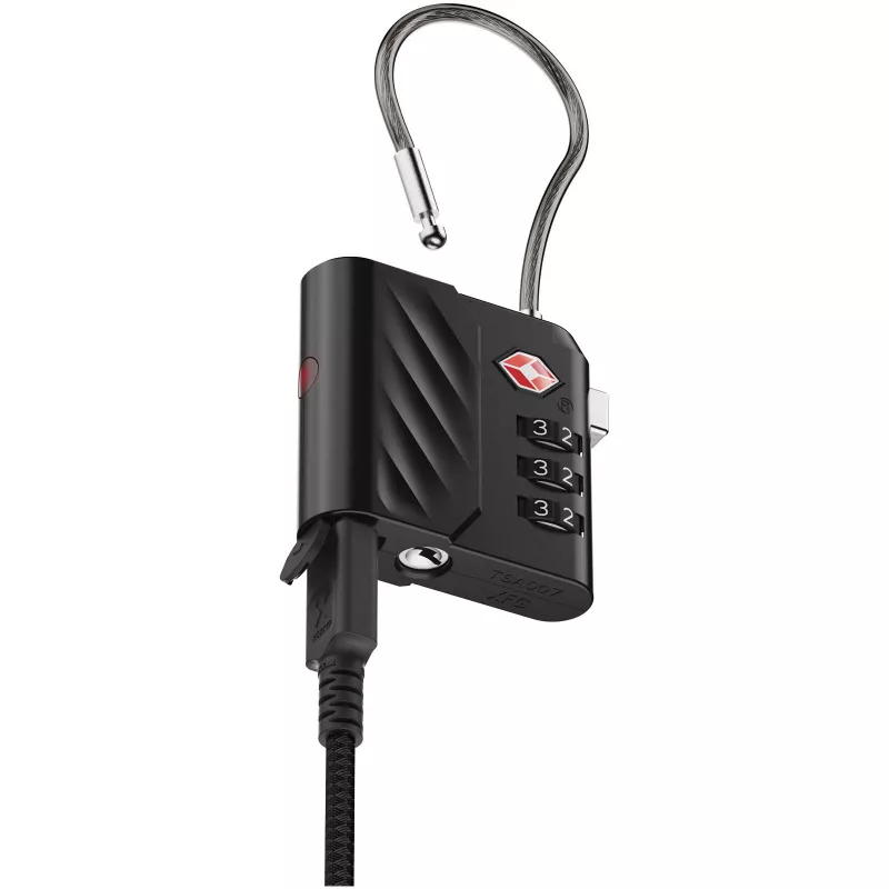 Zamek szyfrowy Xtorm Lock Tag TSA z funkcją lokalizacji - Czarny (12461390)