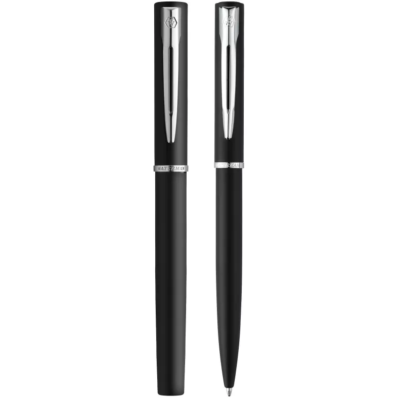 Zestaw piśmienniczy długopis i pióro kulkowe Waterman Allure - Czarny (10775290)