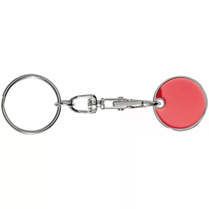 Brelok metalowy z żetonem ARRAS - czerwony (047705)