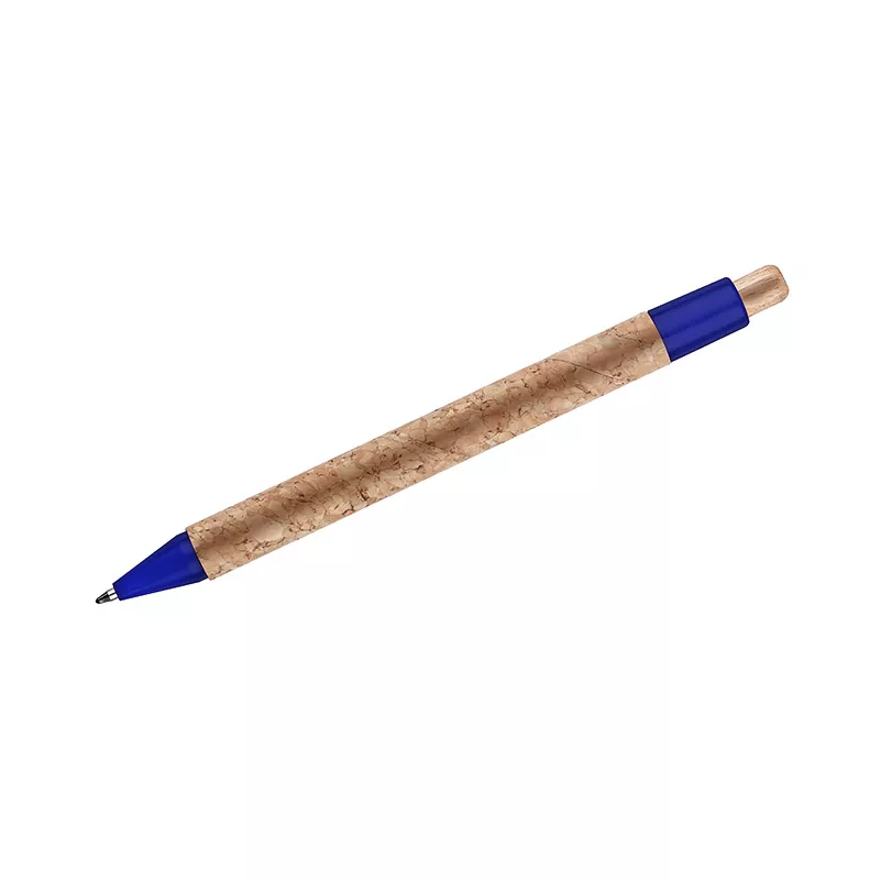 Długopis z naturalnego korka KORTE - niebieski (19632-03)