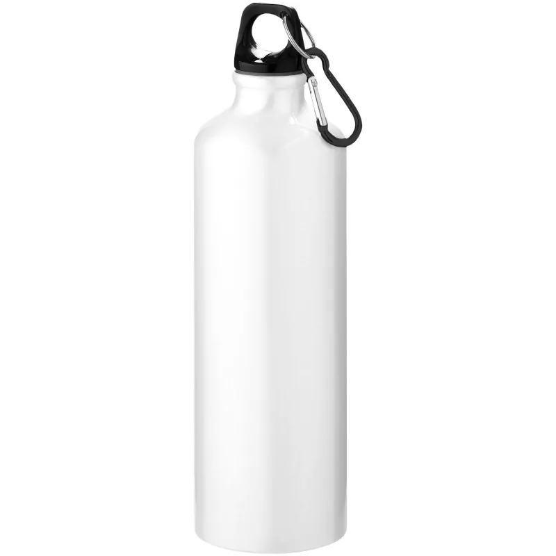 Butelka reklamowa 770 ml Oregon aluminiowa z karabińczykiem - Biały (10029703)