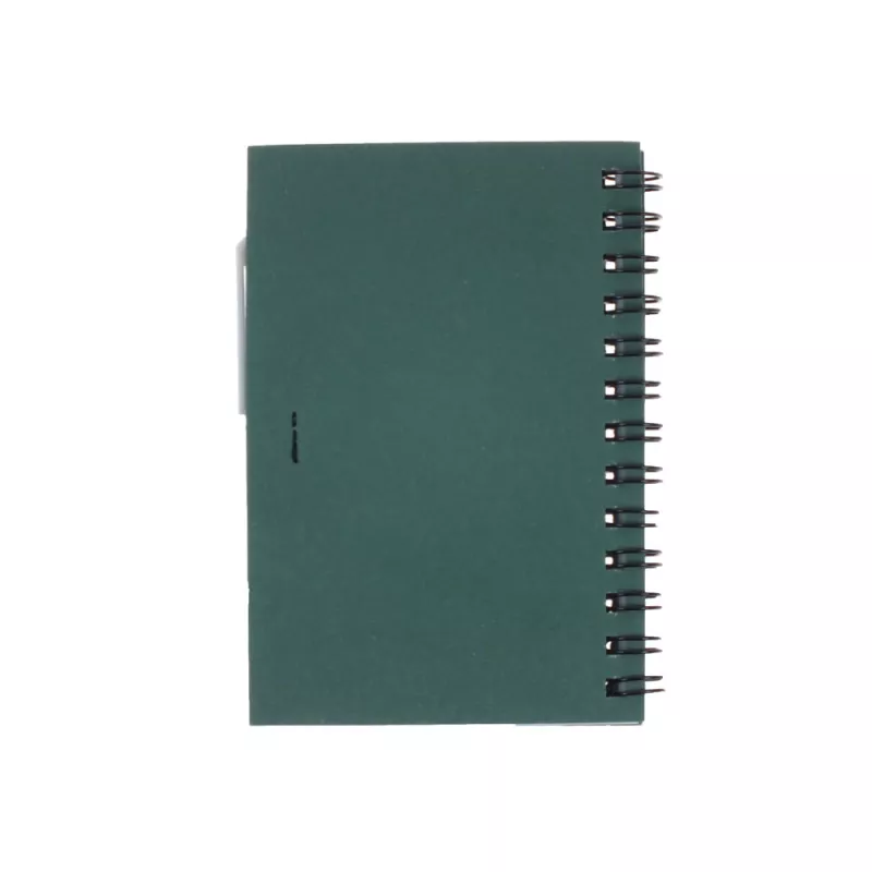 Notatnik ok. A7 z długopisem - zielony (V2793-06)