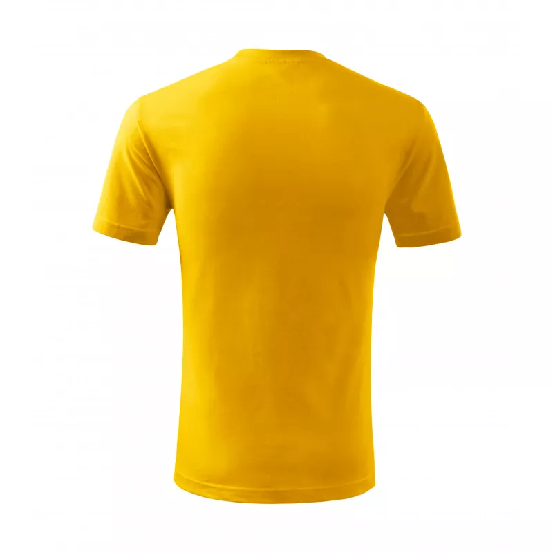 Dziecięca koszulka bawełniana 145g/m² CLASSIC NEW 135 - Żółty (ADLER135-żółTY)