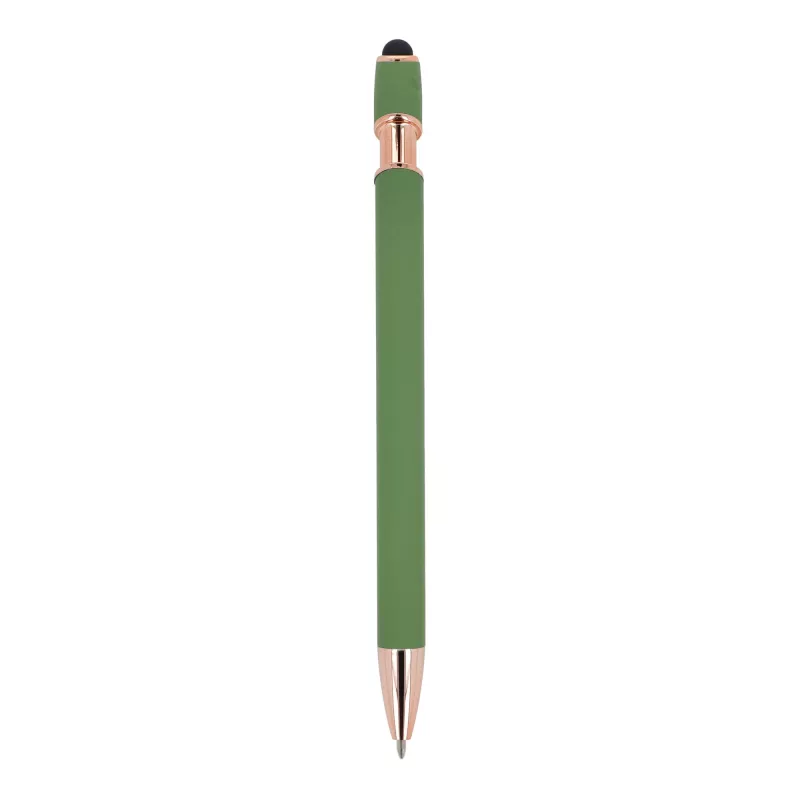 Ballpen Paris Deluxe Metal Rubberised - Oliwkowa zieleń (LT87783-N0043)