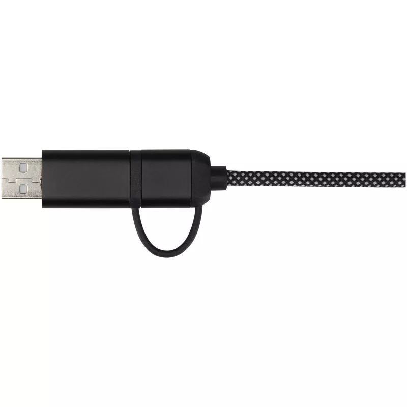 SMART 65 W, magnetyczny kabel ładujący 5 w 1, długość 100 cm, certyfikowany zgodnie ze standardem RCS  - Czarny (12449590)