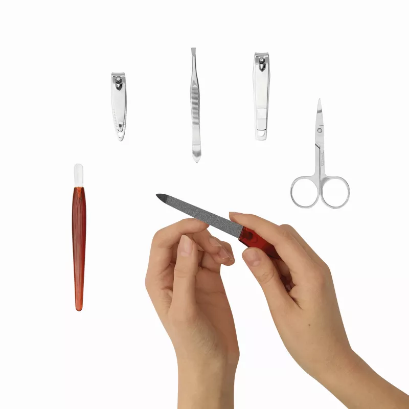 Elegancki zestaw do manicure - czarny (56-0499094)