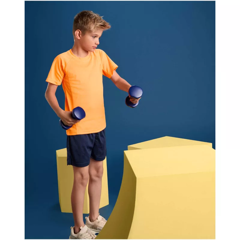 Montecarlo sportowa koszulka dziecięca z krótkim rękawem - Navy Blue (K0425-NAVYBLUE)