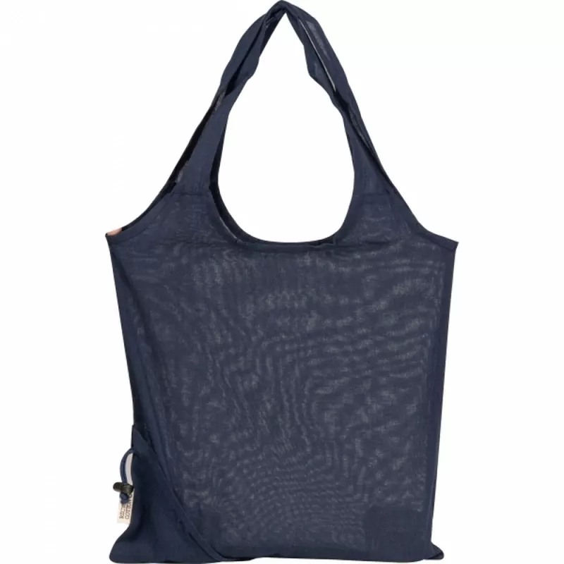 Torba bawełniana z recyklingu 118 g/m2 MODENA - granatowy (526244)