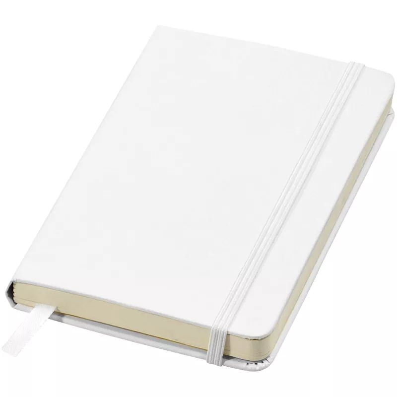 Notes kieszonkowy A6 Classic w twardej okładce - Biały (10618005)