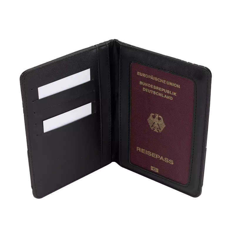Etui na paszport HILL DALE - czarny (56-1103253)