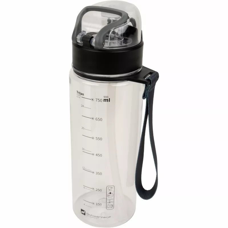Butelka z tritanu 850 ml SEYHAN Schwarzwolf - przeźroczysty (F4912600AJ366)
