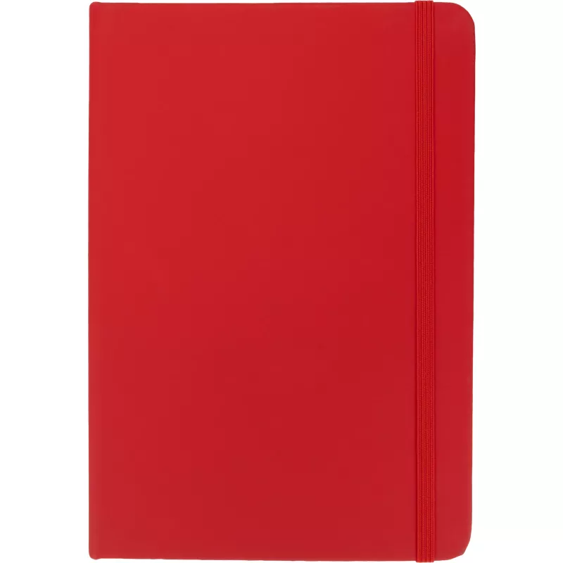 Notatnik A5 w linie z materiałów z recyklingu DOMINIK - czerwony (2526105)