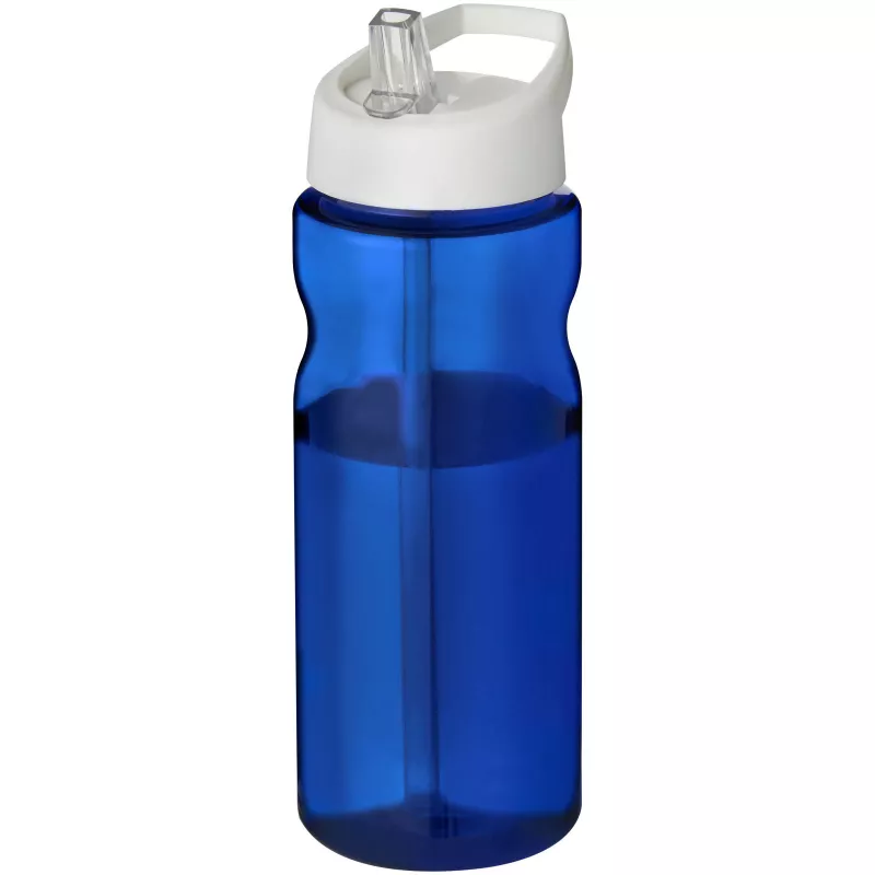 Bidon H2O Eco o pojemności 650 ml z wieczkiem z dzióbkiem - Biały-Niebieski (21009903)