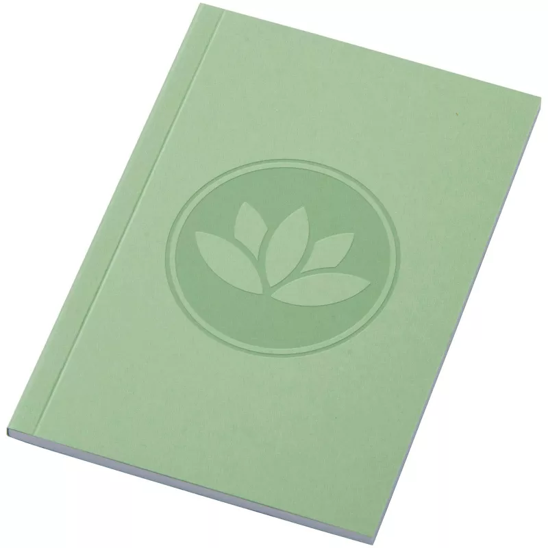 Notatnik A6 Novella Austen z miękką okładką z materiału z recyklingu, 50 kartek - Zielony (21026361)