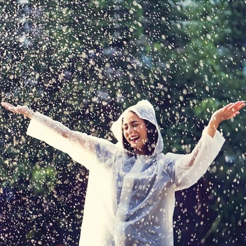 Płaszcz przeciwdeszczowy CLERMONT-FERRAND - przeźroczysty (910166)