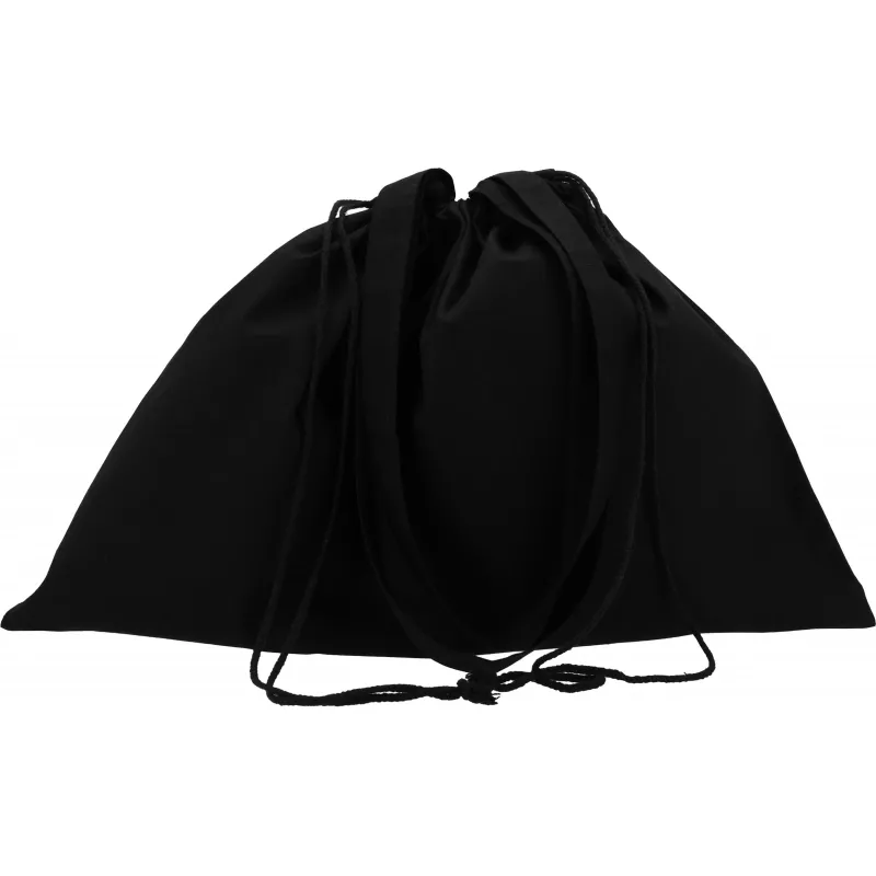 Torba z bawełny organicznej z długimi uszami 180 g/m2 VIOLETA - czarny (6622103)