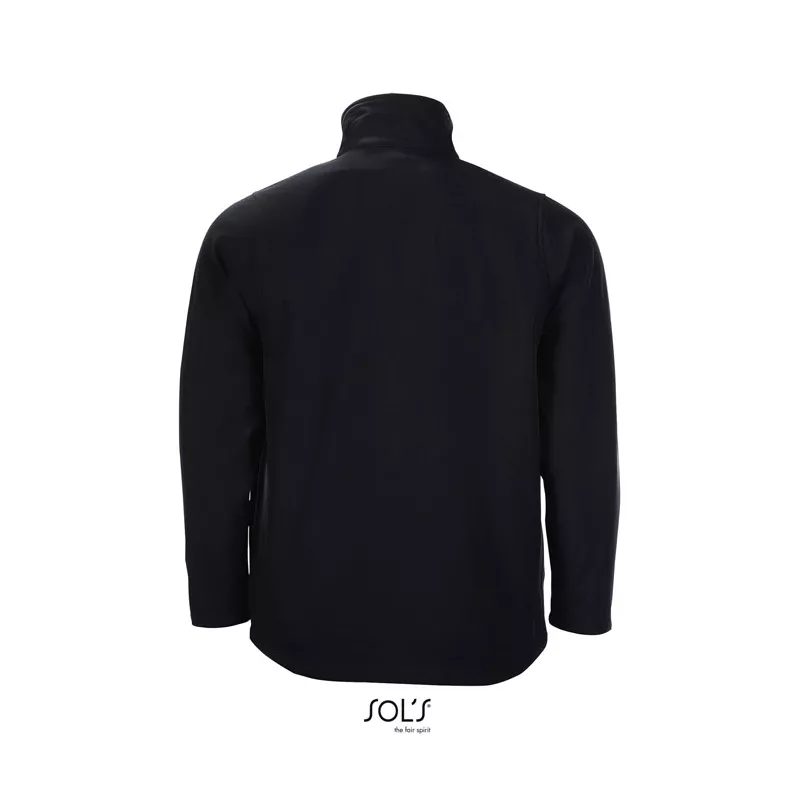 Kurtka softshell męska 2-warstwowa Sol's RACE - Czarny (S01195-BK)