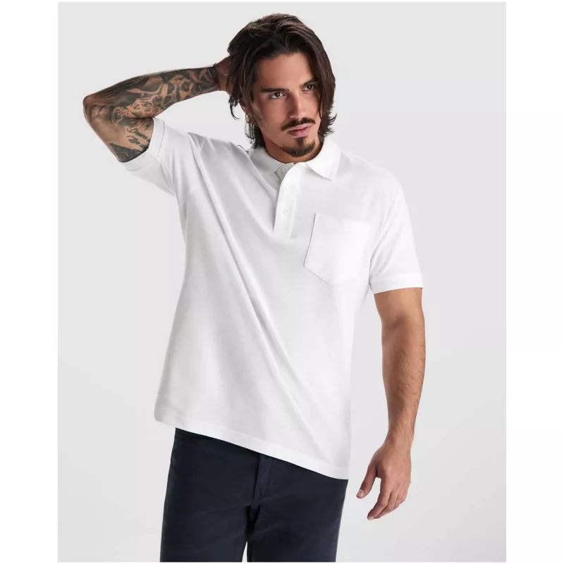 Centauro Premium koszulka polo unisex z krótkim rękawem - Marl Grey (R6607-MARLGREY)