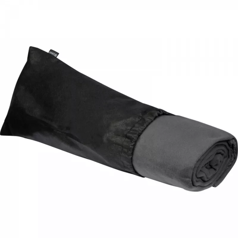 Koc z polaru RPET GIULIANA - ciemnoszary (6257077)