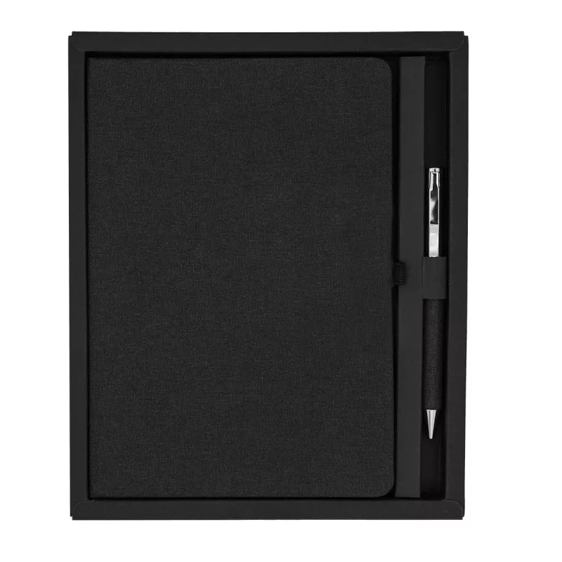 Notes z długopisem w pudełku Gibson - czarny (R17024.02)