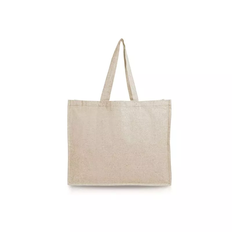 Torba bawełniana z recyklingu 190g/m2 - Beżowy (IP31114981)