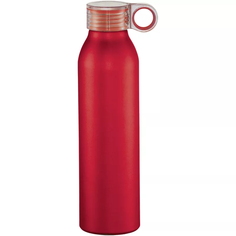 Aluminiowa butelka sportowa Grom 650 ml - Czerwony (10046303)