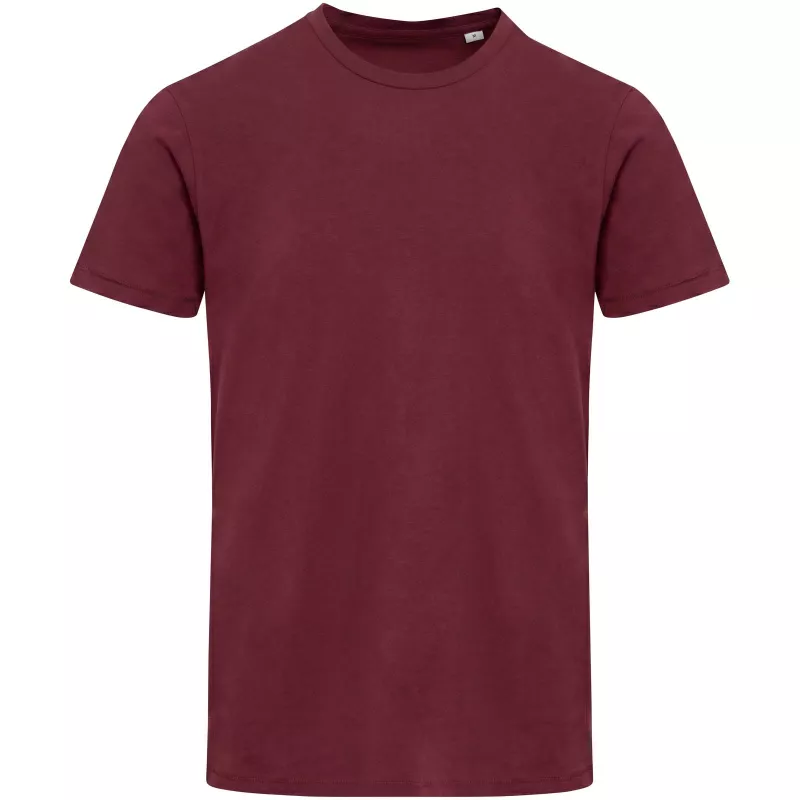 Balfour organiczna koszulka unisex o gramaturze 200 g/m² z krótkim rękawem i certyfikatem OCS - Głęboki bordowy (39557-DPBURGUN)