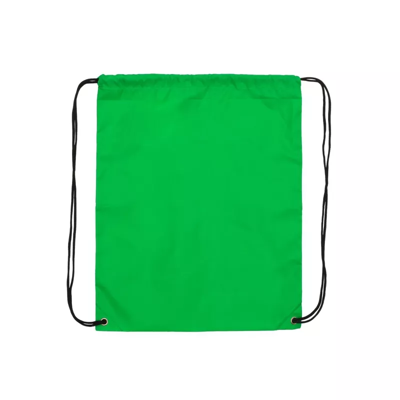 Plecak promocyjny na sznurkach poliestrowy, 33.5 x 42 cm - zielony (R08695.05)