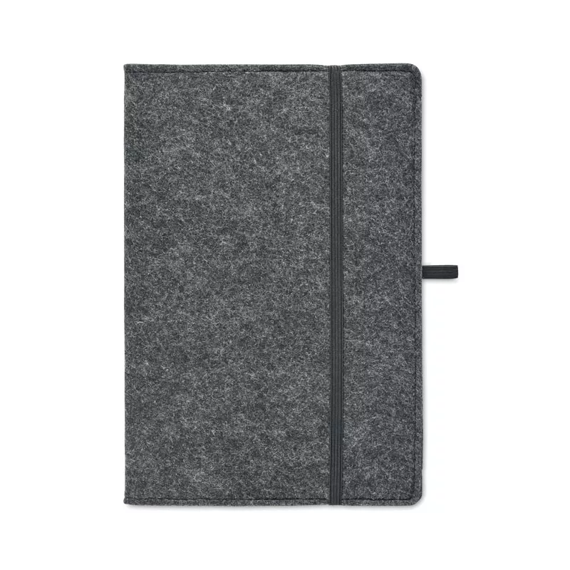 Notes A5 w okładce z filcu 80 kartek w linię FELTBOOK - Kamienny Szary (MO2093-15)