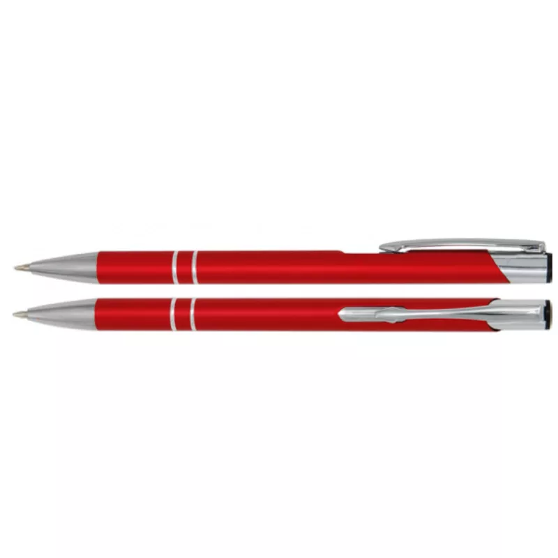 Długopis metalowy Cosmo Slim - czerwony (COSMO SLIM-06)