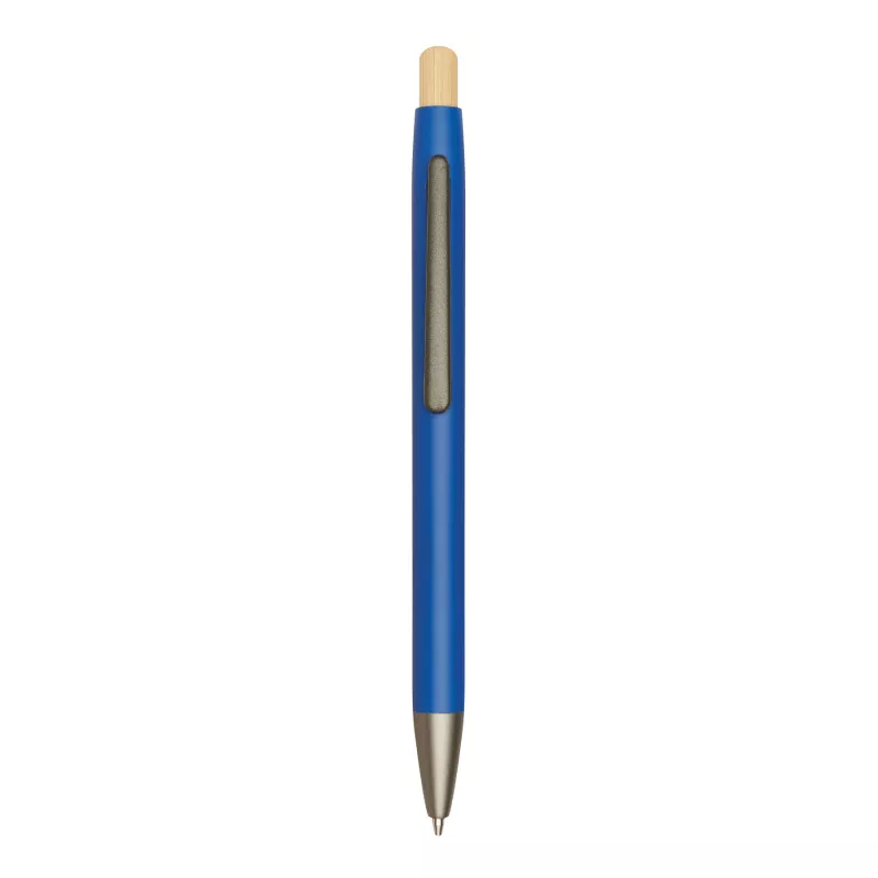 Długopis aluminiowy BAMBOO PUSHER - niebieski (56-1102254)