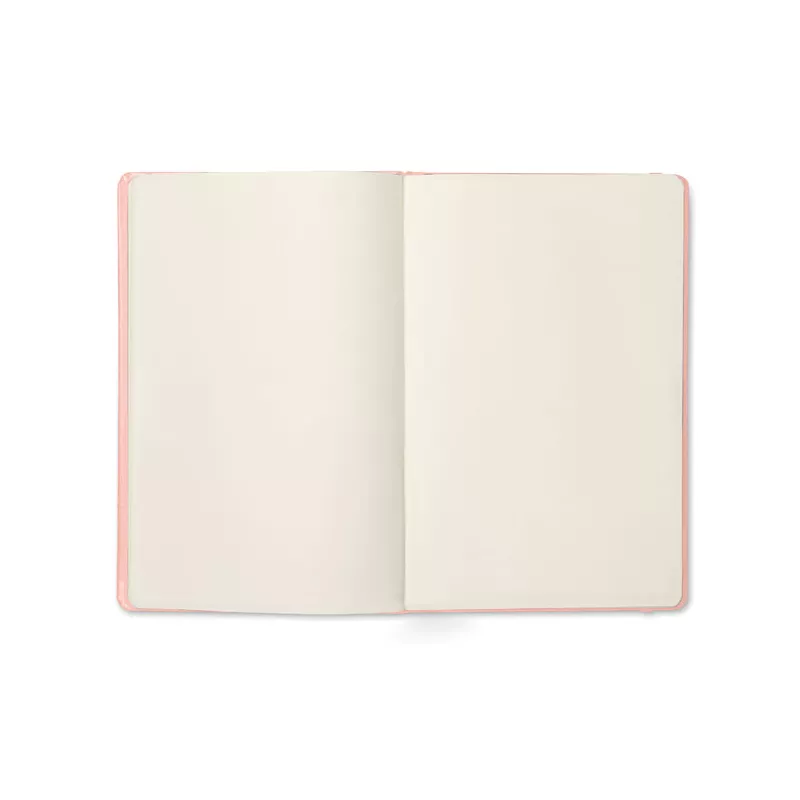Notes A5 w okładce PU 96 kartek gładkie ARCONOT PLAIN - Dziecięcy Róż (AR1804-11)