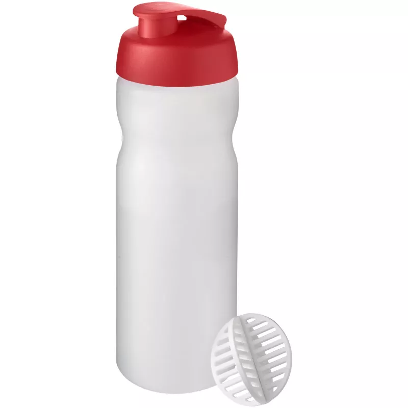 Shaker Baseline Plus o pojemności 650 ml - Czerwony-Szroniony bezbarwny (21070321)