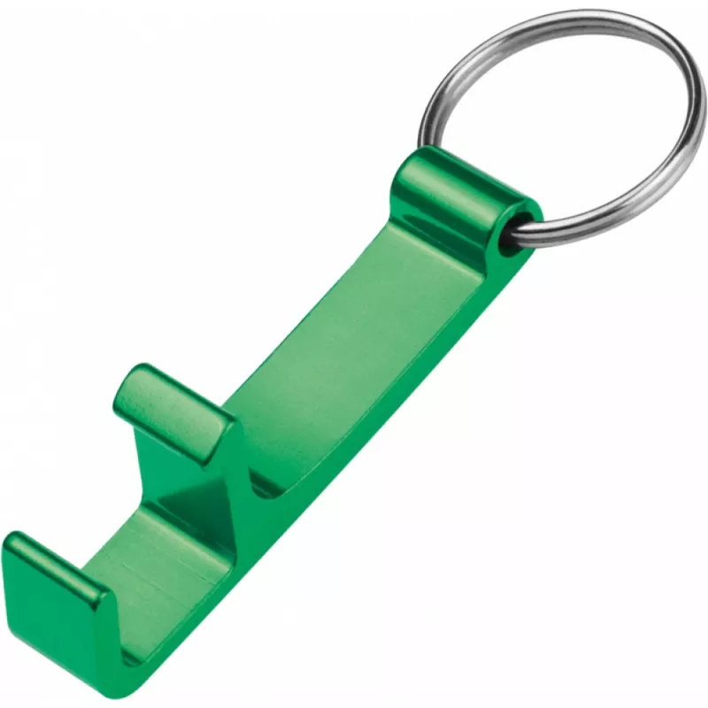 Brelok metalowy otwieracz do butelek - zielony (8232509)